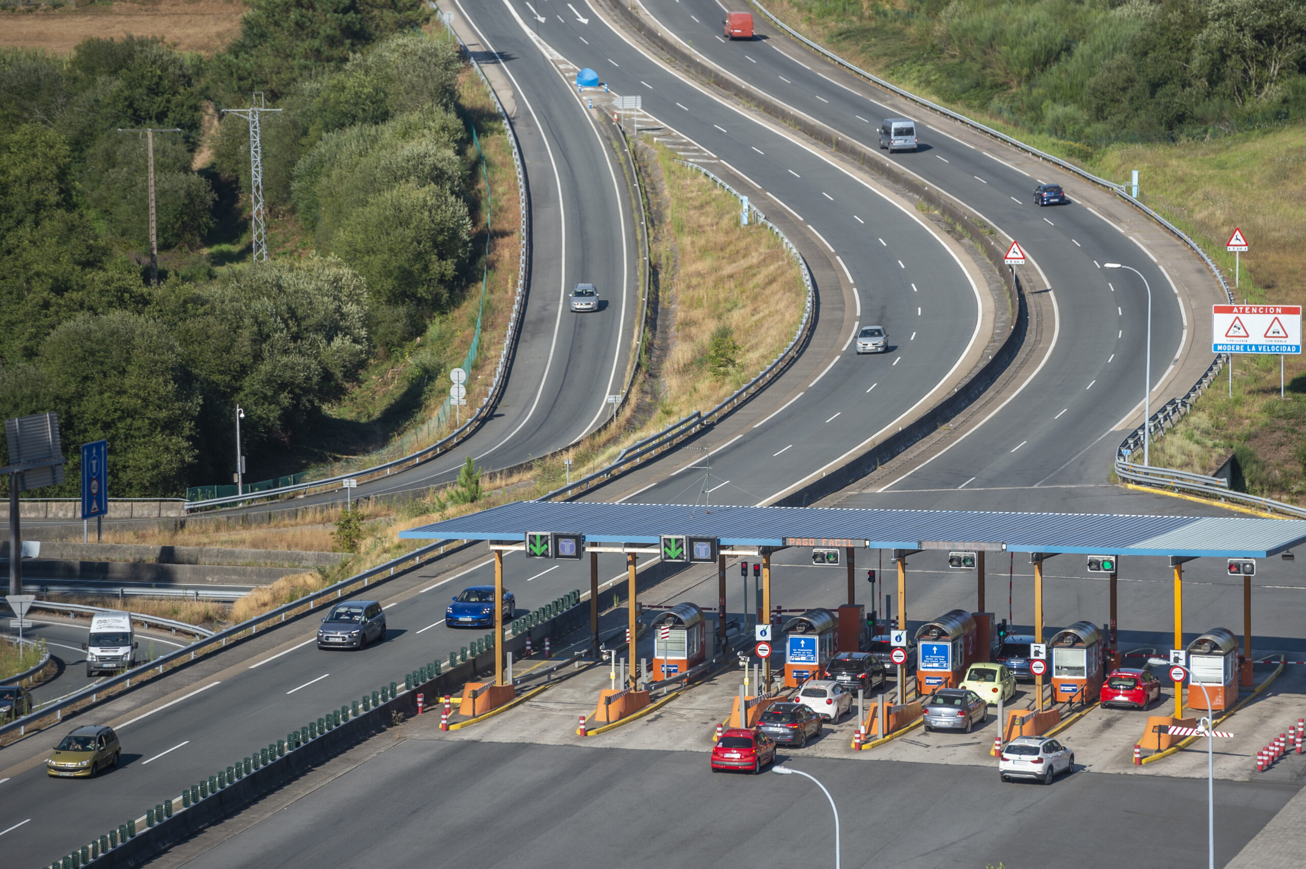 VINCIOS, 060820. PEAJE VINCIOS TRAMO AUTOPISTA AG57 VIGO - BAIONA